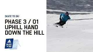 Skate to Ski Uphill Hand Down the Hill