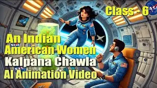 MEET KALPANA CHAWLA, THE FIRST INDIAN AMERICAN WOMEN!ANIMATION VIDEO | CBSE Syllabus