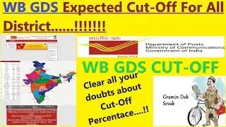 WB GDS Expacted Cut-Off For All District || 2019 ||