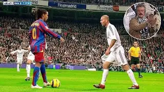 A atuação lendária de Ronaldinho que colocou o Bernabéu de pé