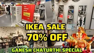 IKEA Shopping Haul 🛍️ | 70% OFF Ganpati Bappa Offer | Budget Home Decor Deals 2025 ✨&rdquo;