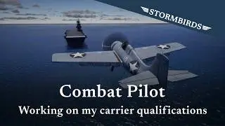 Working on my carrier qualifications | Combat Pilot: Carrier Qualification alpha