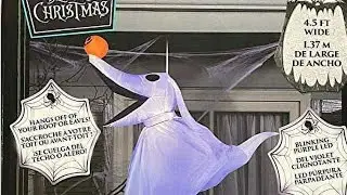 🎃 Countdown to Halloween #6: Unboxing Gemmy Hanging ZERO Inflatable! 💡👻