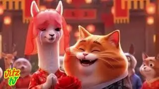 The Cat Married Kalu Donk But it Turned Out Badly. ||  Meow Meow #Fyp #Cat
