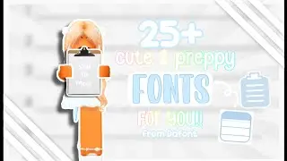 25+ Cute & Preppy FONTS For You To USE!!! ☆∙CamiCamille∙☆