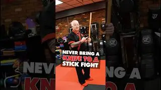 Never bring a KNIFE to a STICK fight! #fma #filipinomartialarts #martialarts #selfdefense