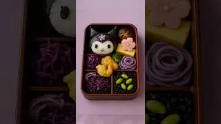 Sanrio Lunch Box 🩵🩷💜🖤 #sanrio #kuromi #mymelody #cinnamoroll