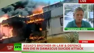 Syria's top security ministers slain in Damascus bombing