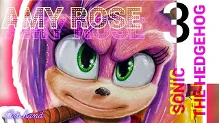 Amy Rose ( Sonic the hedgehog 3 ) Speed draw. / Эми Роуз ( Соник 3 ) Рисунок.