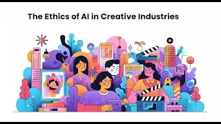 🎨 The Ethics of AI in Creative Industries 🤖 #ai #AIEthics  #ArtificialIntelligence  #AIArt #viral