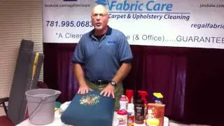 HOW TO Pre-Test Upholstery for cleaning(2)