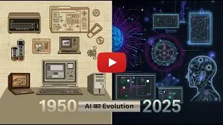 Artificial Intelligence का जन्म कैसे हुआ  Full AI History Explained 1950 से लेकर ChatGPT तक का सफर!