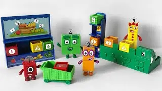 Numberblocks Add It Up Mini Market | Numberblock Fours Shop Toy | Learn To Add With Numberblocks 1-5