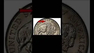 $329 2005 D Jefferson Nickel Speared Bison Error #shorts