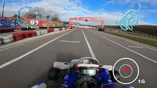 Tuzla Karting Park - Overdriving! - Rotax Junior - POV - Telemetry