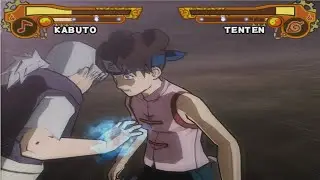 {Kabuto Vs Tenten (Cl&aacute;ssico)} Naruto Shippuden Ultimate Ninja 5