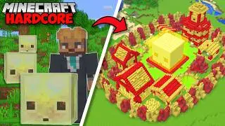 I Built A SULFUR CUBE CITY in Minecraft Hardcore