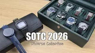 Моя коллекция на 2026 год: разнообразные часы &mdash; Cartier, IWC, JLC, Panerai, Rolex, VC и Zenith.