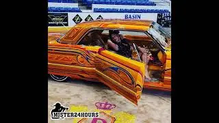 #188 Lowrider car show model girl lowridergirl LowriderModel chola modeling homegirl hired chick