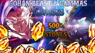 Dokkan Battle 9th Anniv. Part 2 | BEAST & GAMMAS SUMMONS +500 STONES