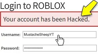 MY ROBLOX ACCOUNT GOT HACKED... AGAIN