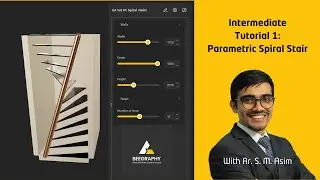 Intermediate Tutorial 01: Parametric Spiral Stairs using BeeGraphy