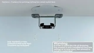 Ceiling Fan Installation: Before & After Transformation!(model#24024-BK)