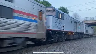 Amtrak P448 with Downeaster Cabbage car 90213