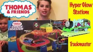 Thomas and Friends HYPER GLOW STATION for Trackmaster! Fun Train Toys!