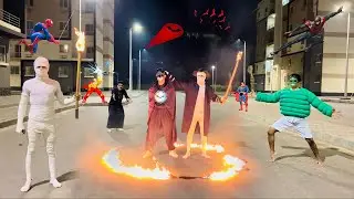 باتمان في خطر😱وإستعان بكل الأبطال الخارقين هل هينقذوه ولا هيتخلو عنه😳 (باتمان والمومياء🧟‍♂️ ج11)
