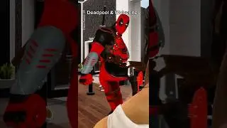 Deadpool & Wolverine at Starbucks #mcu #marvel #deadpool #wolverine #vrchat #doublestomp