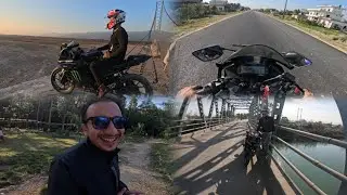 SHORT RIDE WITH FRIENDS☺️ WITH FULL ENJOY 😉😁#R15🏍️