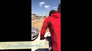 Fetty Wap Shows off his Dirt Bike Collection.