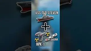 USS Ted Stevens 2x RPK Vikhr + 4x Bulava Missile Nuclear Build #modernwarship #shorts