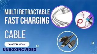 Amazing Fast Charging Cable | 3 in 1 Retractable Cable | 2022 #amazinggadget