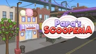 Papa's Scooperia | Part 15 - Blue Moon Ice Cream & Luau Punch Syrup! 🍨