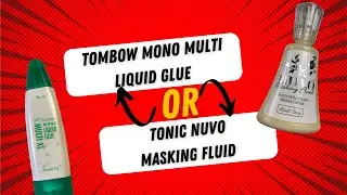 Tombow Mono Liquid Glue or Tonic Nuvo Masking Fluid