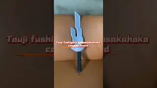 Chaorenbuy Cosplay Props: Touji Fushiguro Amenosakahoko Sword from Jujutsu Kaisen