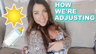 MORNING ROUTINE WITH A NEWBORN // 2 WEEK POSTPARTUM + NEWBORN UPDATE
