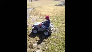Modified Power Wheels mud boggin'