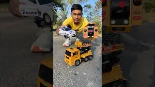 Remote Control rescue Truck And Police Car testing ￼