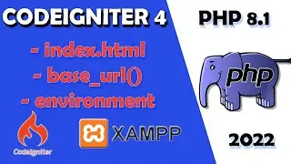 Codeigniter 4 - Configuración básica (index, base_url, environment)