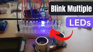 Multiple Led's blink With ARDUINO UNO ( Arduino projects 46)