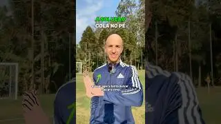 COMO COLAR A BOLA NO P&Eacute; 🔥 #altinha #futebol #dicas #cola #bera