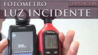 Cómo funciona un fotómetro de luz incidente