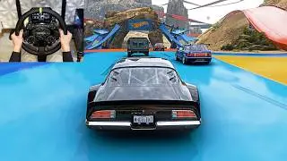 Pontiac Firebird Trans AM Custom Racing forza horizon 5 Hot Wheels  |Steering Wheel Gameplay