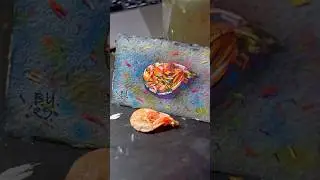 Яндекс.Деливери изрядно потрепали нервы #скетчивалеры #доставка #яндекс #креветка #влог
