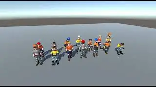 Stylized Male Worker 3D Model  &ndash; Animated & Customizable [Unity]