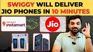 Jio And Swiggy Instamart | Jio Phone 10 Minutes Delivery By Swiggy Instamart #jiophone #jio #swiggy