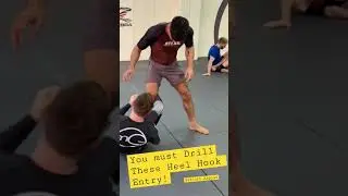 Fundamentals drills for Heel hook entry (Any buddy can do it)